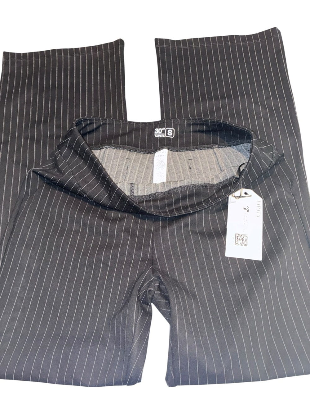 Women’s Black Pinstripe Trousers